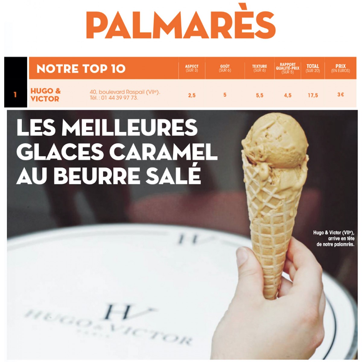 Glaces & Sorbets maison | Glace Caramel beurre salé