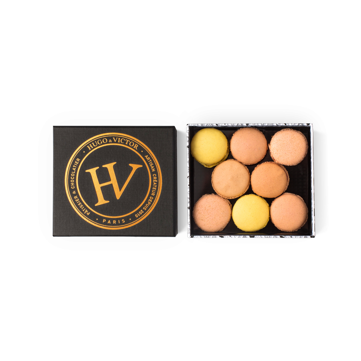 Macarons sans colorant | Coffret fruité 8 macarons