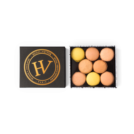 Macarons sans colorant | Coffret fruité 8 macarons