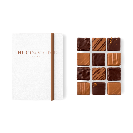 Chocolats artisanaux | Carnet 12 carrés