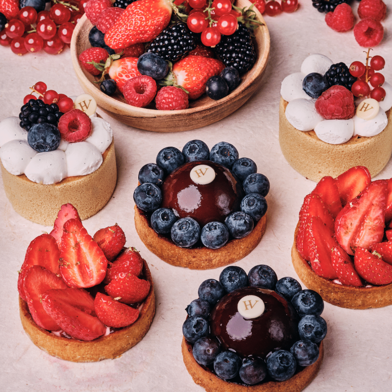 Part de Tarte Fraise Française - Pâtissier-Chocolatier Luxe - Paris