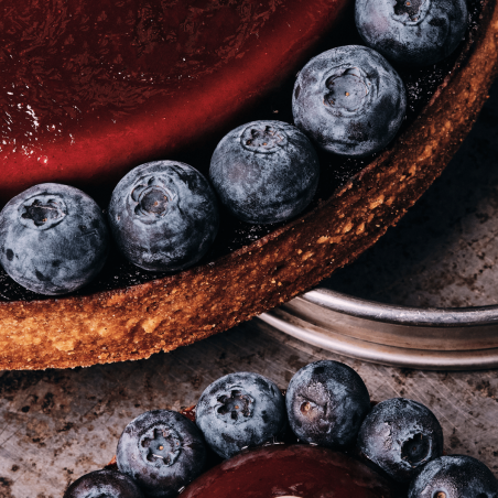 Tarte Myrtille Fromage blanc - Pâtisserie Chocolatier de Luxe - Paris