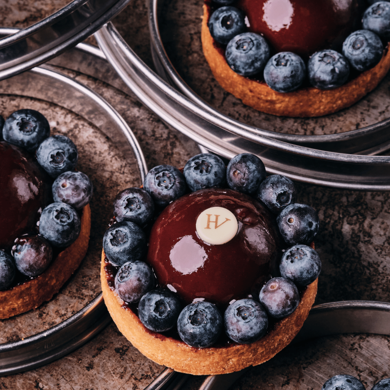 Tarte Myrtille Fromage blanc - Pâtisserie Chocolatier de Luxe - Paris