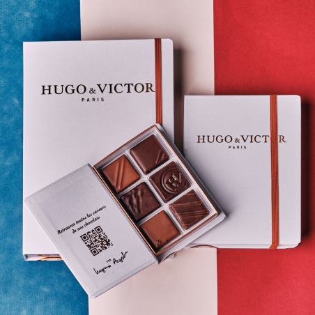 Chocolats artisanaux | Carnet 12 carrés