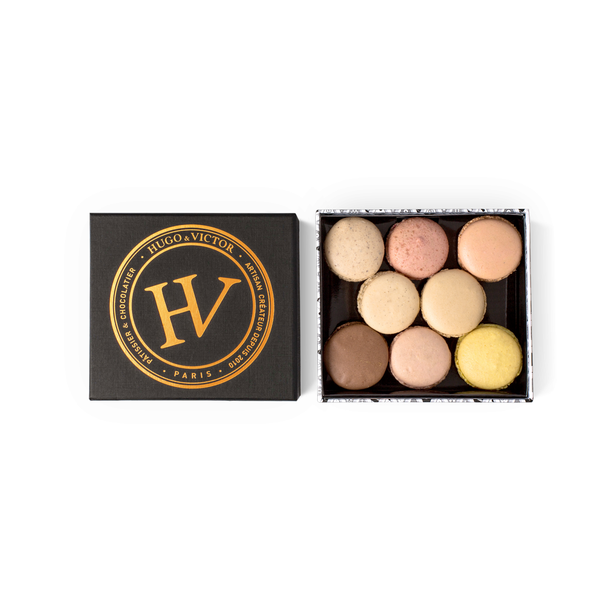 Macarons sans colorant | Coffret signature 8 macarons